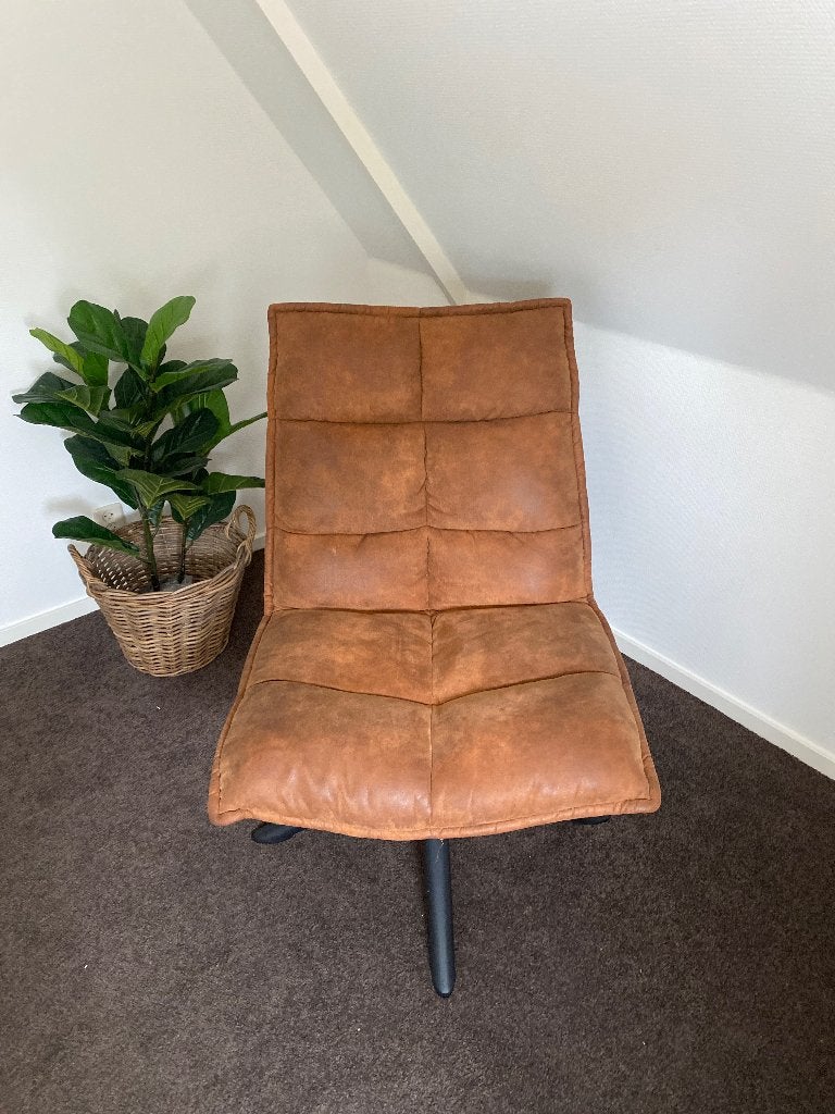 Fauteuil draaistoel, Huis en Inrichting, Fauteuils, Ophalen, Gebruikt, Minder dan 75 cm, 50 tot 75 cm