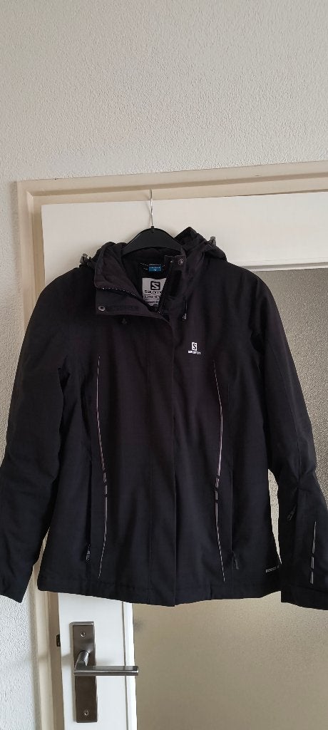 Ski jas Salomon, 38, Maat 38/40 (M), Salomon, Zwart, Ophalen of Verzenden