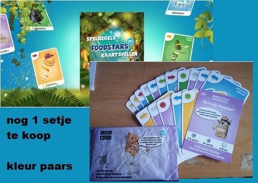 Foodstars setje nr 4 / paars (AH), Albert Heijn, Ophalen of Verzenden