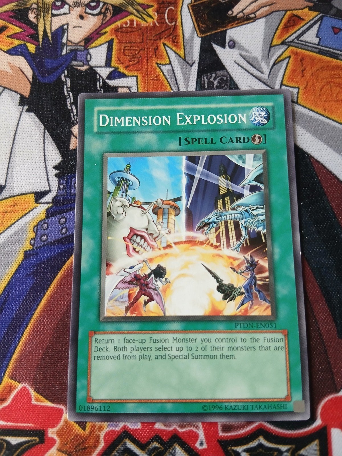 Dimension Explosion - PTDN - Yu-Gi-Oh, Ophalen of Verzenden, Zo goed als nieuw