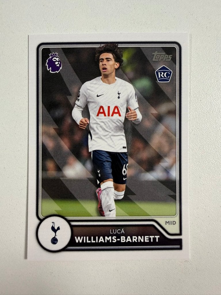 255 Luca Williams-Barnett RC Topps Premier League 2026-27, Ophalen of Verzenden, Nieuw, Buitenlandse clubs, Poster, Plaatje of Sticker