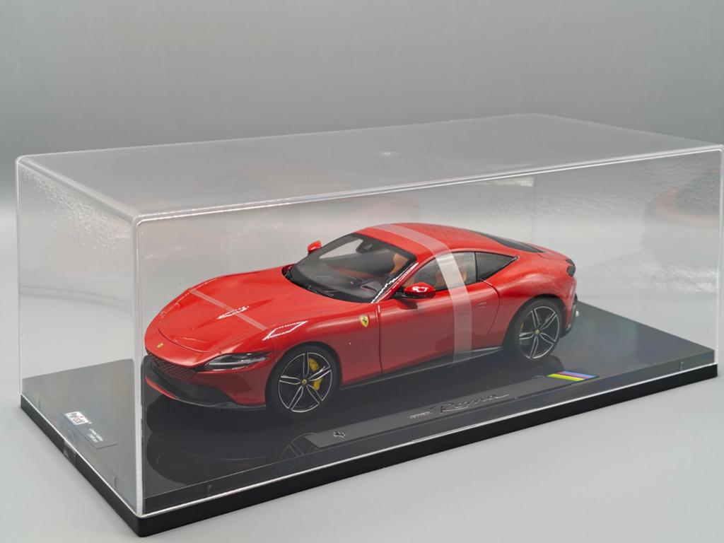 Polistil 1:18 Ferrari Roma inclusief vitrine genummerd - NEW, Overige merken, Auto, Polistil, Nieuw