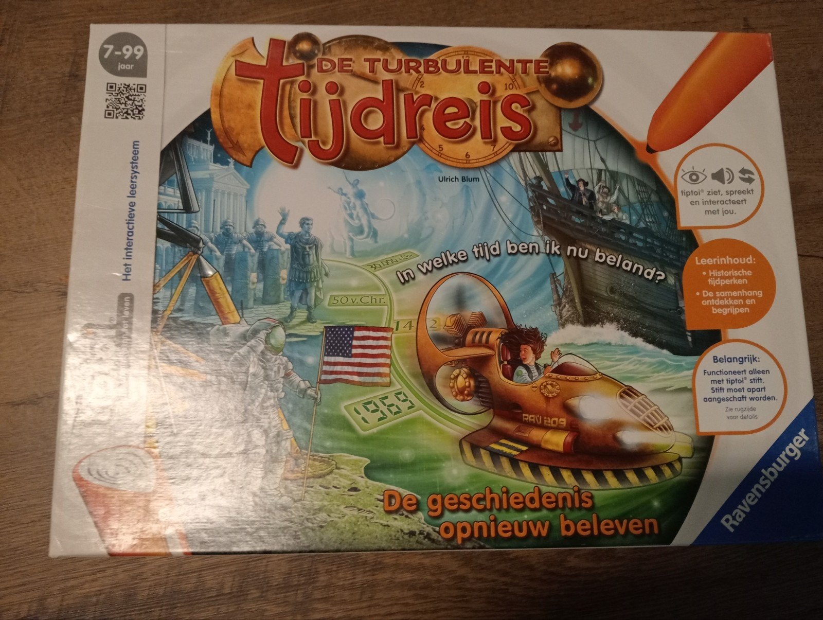 Tiptoi de turbulente tijdreis, Ophalen of Verzenden, Zo goed als nieuw