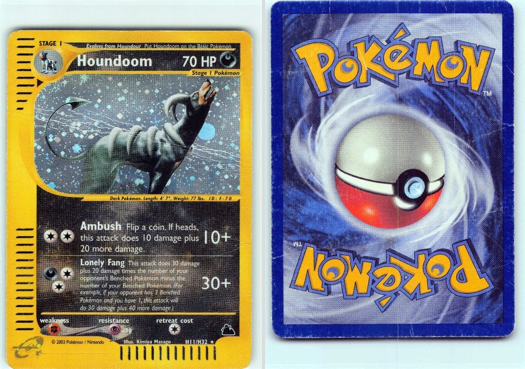Pokémon kaart: Houndoom (SK H11), Verzenden, Zo goed als nieuw