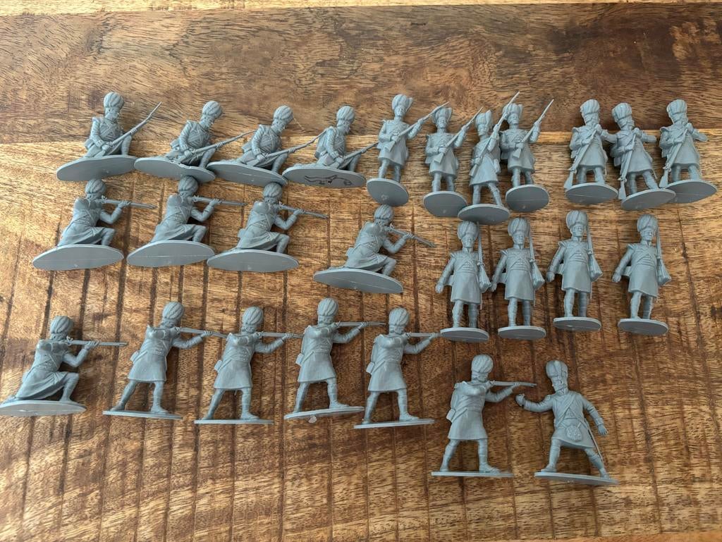 Airfix 1/32 Waterloo Highland Infanterie 1815 Figuren, Hobby en Vrije tijd, Modelbouw | Figuren en Diorama's, Gebruikt, Figuur of Figuren