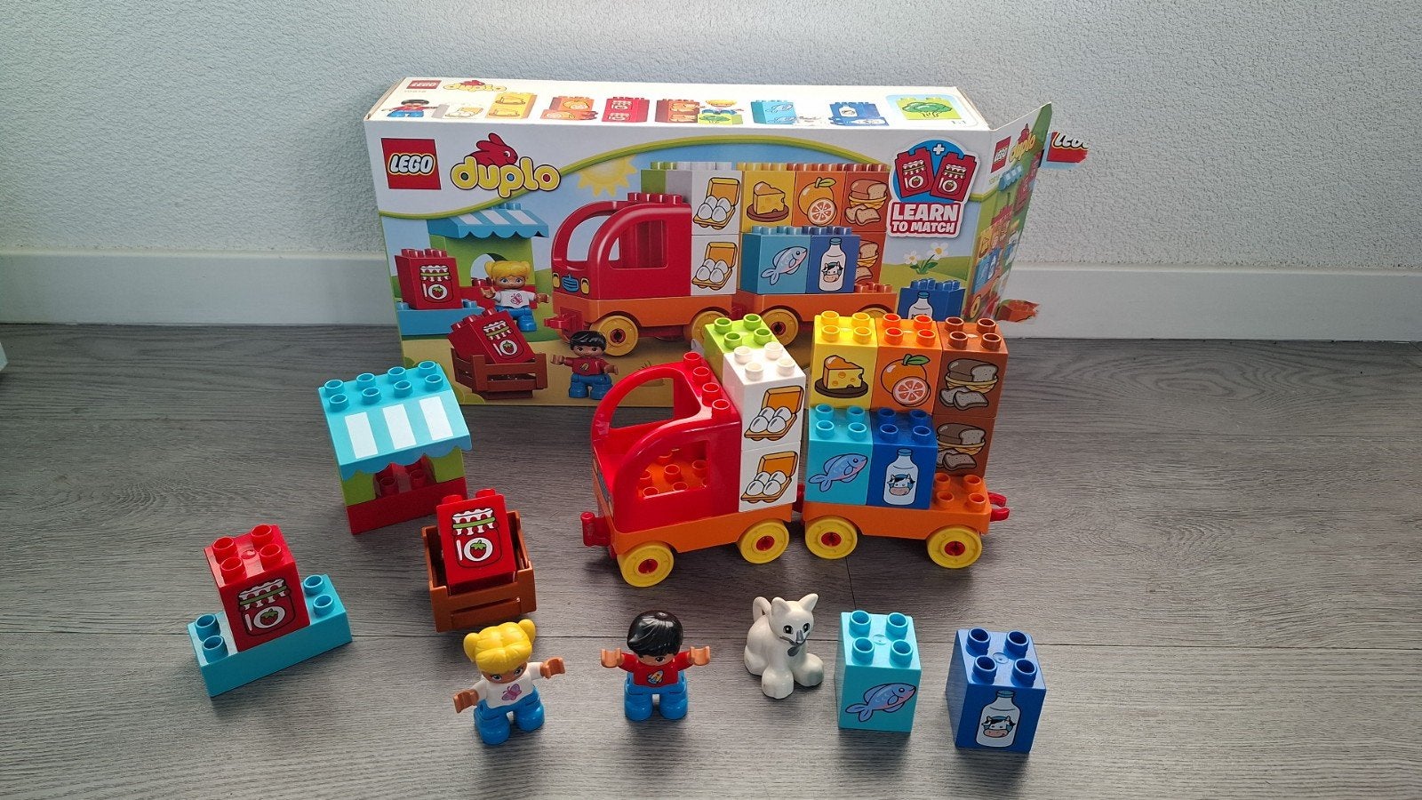 Duplo eerste vrachtwagen 10818, Ophalen of Verzenden, Zo goed als nieuw, Duplo