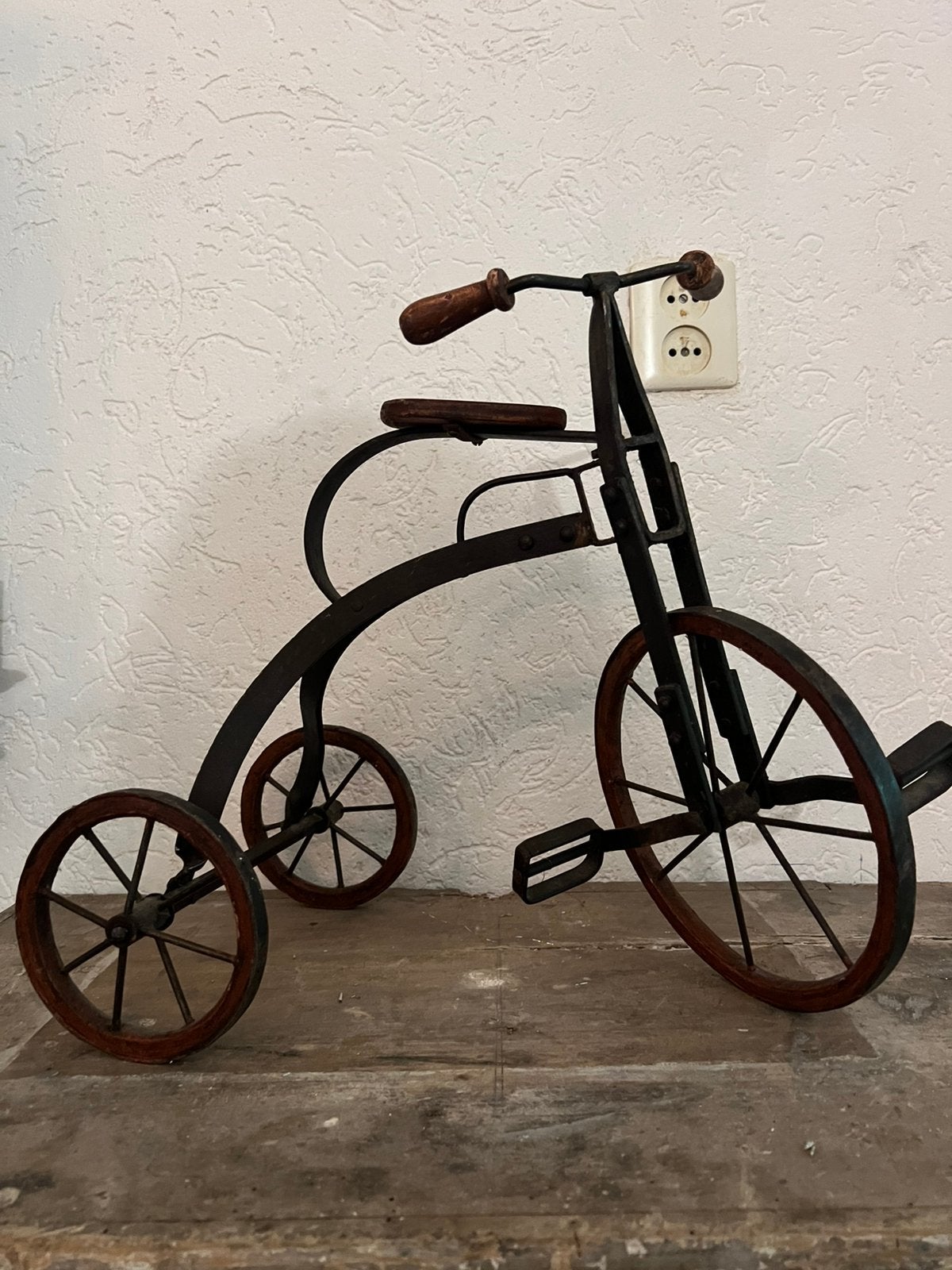 Oude fiets driewielerfiets driewieler fietsje poppen & beren, Ophalen of Verzenden