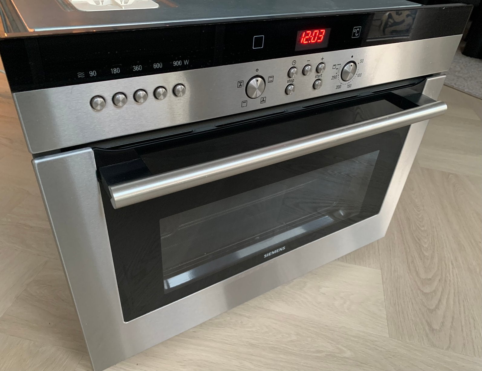 NETTE SIEMENS COMBI OVEN MAGNETRON EN GRILL, Ophalen, Zo goed als nieuw, Oven, Inbouw