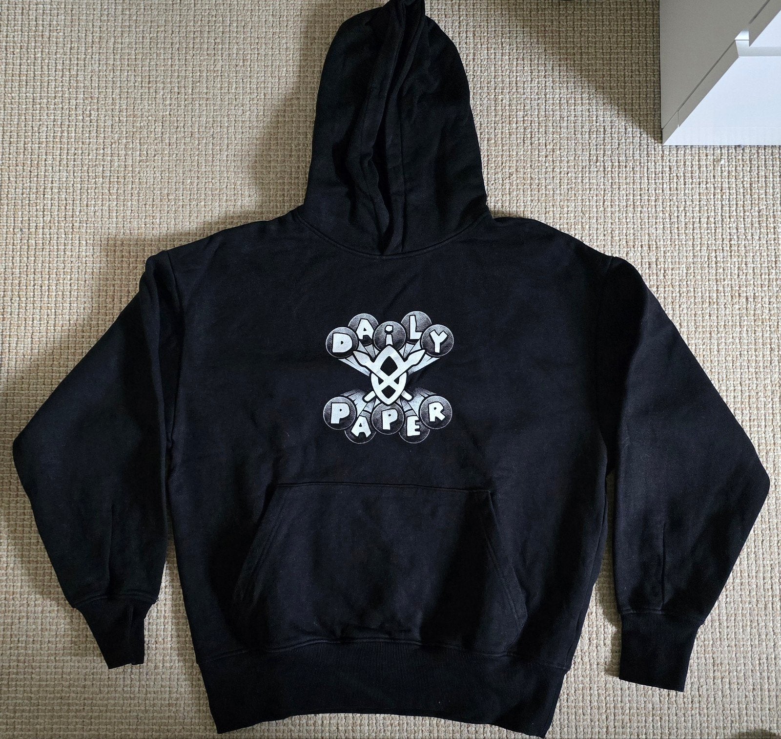 Daily Paper Hoodie Zwart Maat L, Maat 52/54 (L), Zwart, Ophalen of Verzenden, Zo goed als nieuw