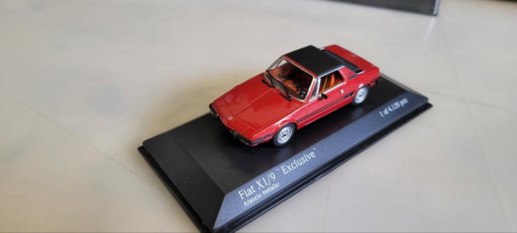 Minichamps Fiat X1/9, Ophalen of Verzenden, Zo goed als nieuw, Auto, MiniChamps
