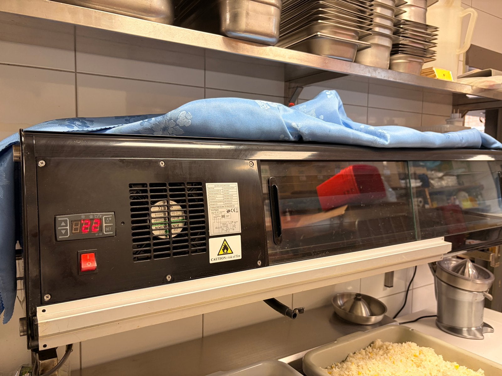 Sushi vitrine 130cm breed, Ophalen, Overige typen