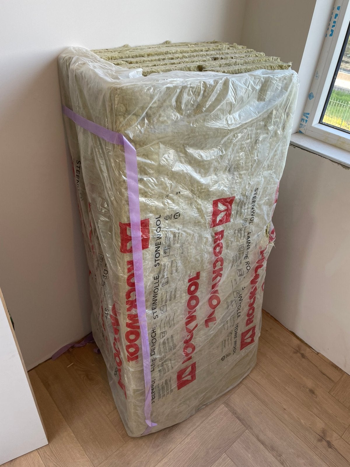 Rockwool isolatie, Ophalen, 4 tot 8 cm, Steenwol, Zo goed als nieuw