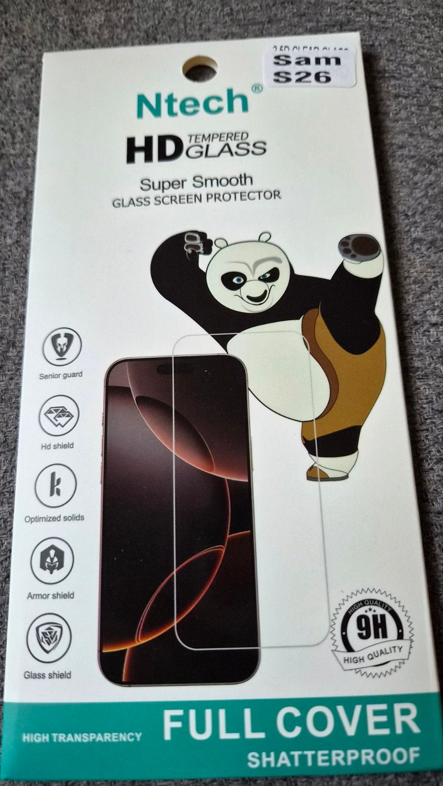 Ntech HD Tempered Glass Screenprotector voor Samsung S26, Ophalen of Verzenden, Nieuw, Bescherming, Samsung