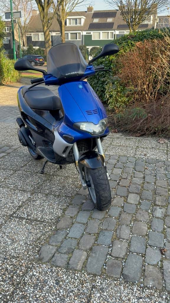 Gilera runner 70cc wok, Ophalen, Gebruikt, Cilinder, Piaggio
