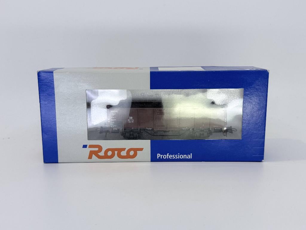 Roco - Open goederenwagen, DB, Gelijkstroom, Wagon, Ophalen of Verzenden, Zo goed als nieuw