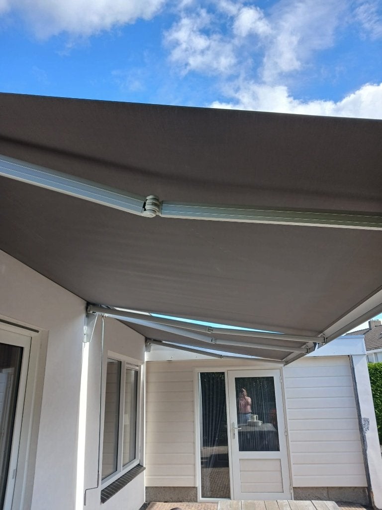zonnescherm 2x, Ophalen, Gebruikt, 150 tot 300 cm, 250 cm tot 450 cm