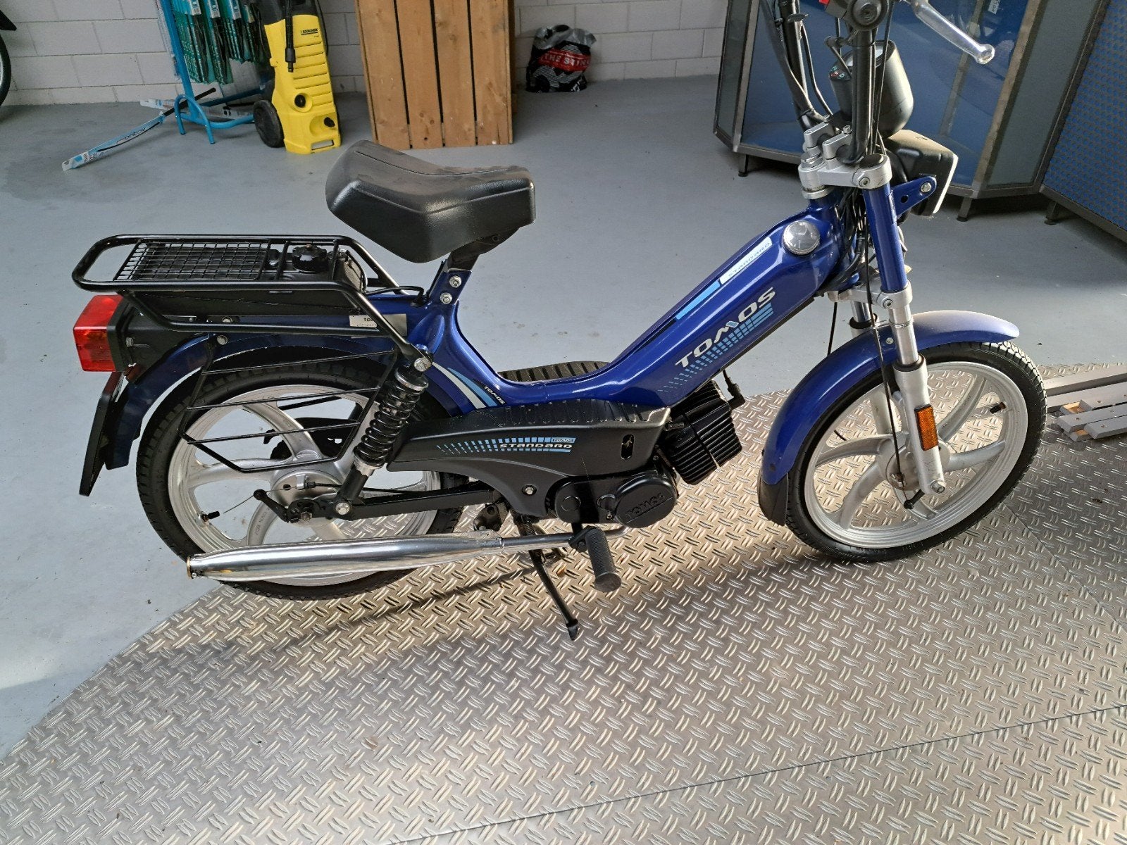 Tomos Standard Snorfiets - Blauw, Goede Staat, Fietsen en Brommers, Ophalen, Gebruikt, Maximaal 25 km/u, Standard