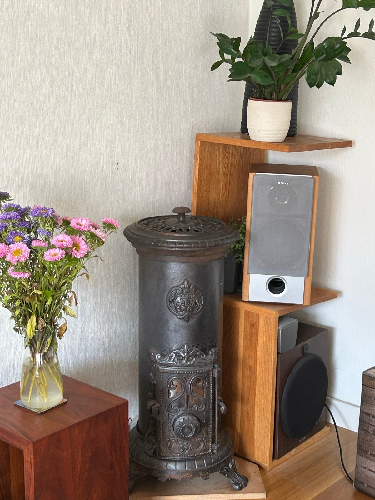 Antieke Gietijzeren Potkachel - Decoratief en Sfeervol, Ophalen