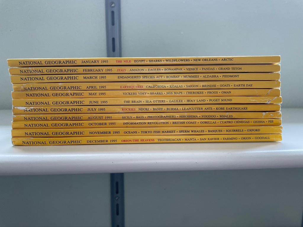 National Geographic Magazine jaargang 1995, Boeken, Ophalen of Verzenden, Nieuw, Wetenschap en Natuur
