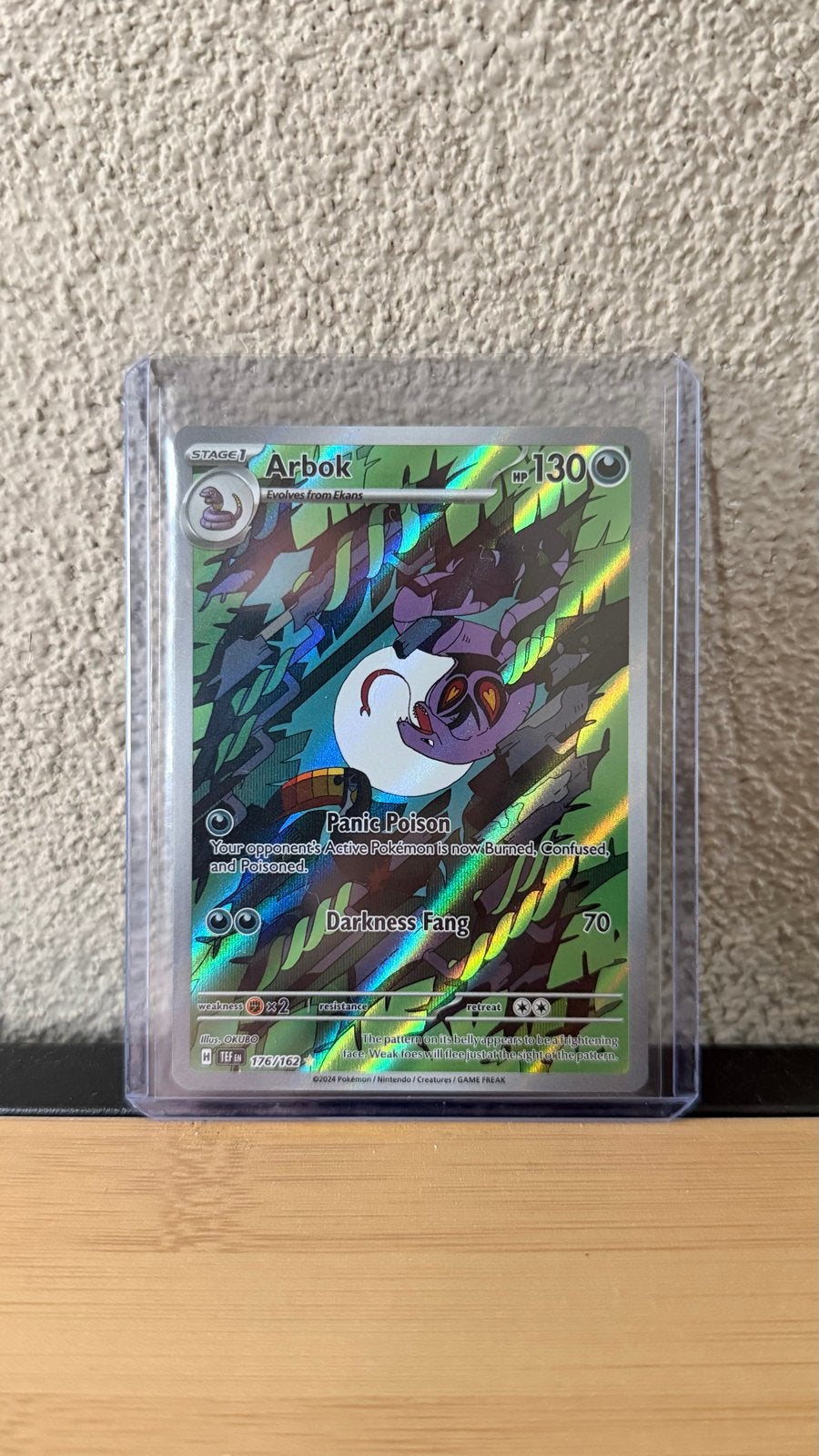 Pokemon Arbok 176 Near Mint Engelse kaart, Ophalen of Verzenden, Nieuw, Losse kaart