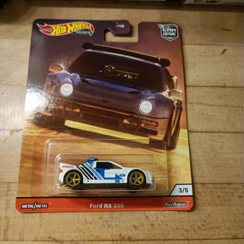hot wheels Ford RS 200 Thrill Climbers 2020 Car Culture, Ophalen of Verzenden, Nieuw, Auto