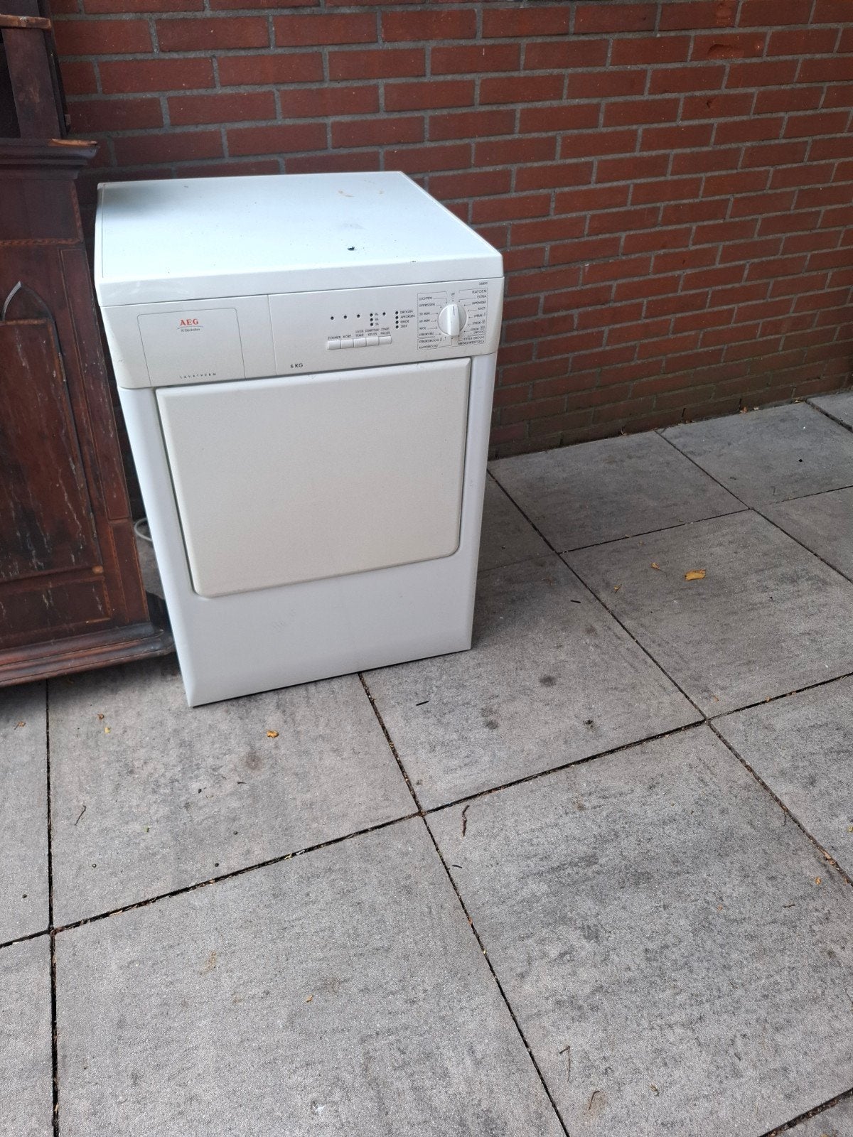 AEG Lavatherm 59800 - Gebruikte condensdroger, Ophalen, 6 tot 8 kg, Gebruikt, Voorlader