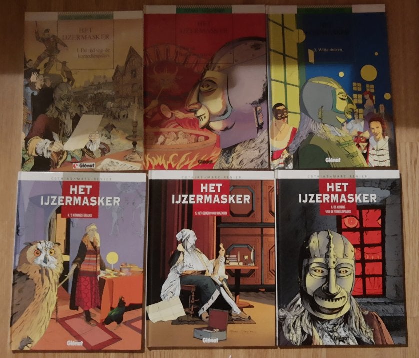 Serie Reeks COMPLEET Het Ijzermasker - Cothias & Marc Renier, Complete serie of reeks, Ophalen of Verzenden, Zo goed als nieuw