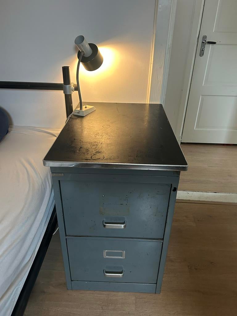 Blerk archiefkast vintage - goede staat, Ophalen, Gebruikt, 50 tot 100 cm, Minder dan 100 cm