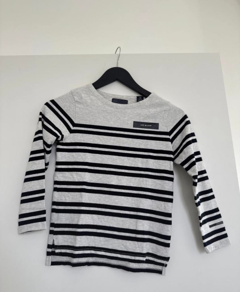 Scotch & Soda longsleeve gestreept - maat 8 jaar, Ophalen of Verzenden, Gebruikt, Jongen of Meisje, Shirt of Longsleeve