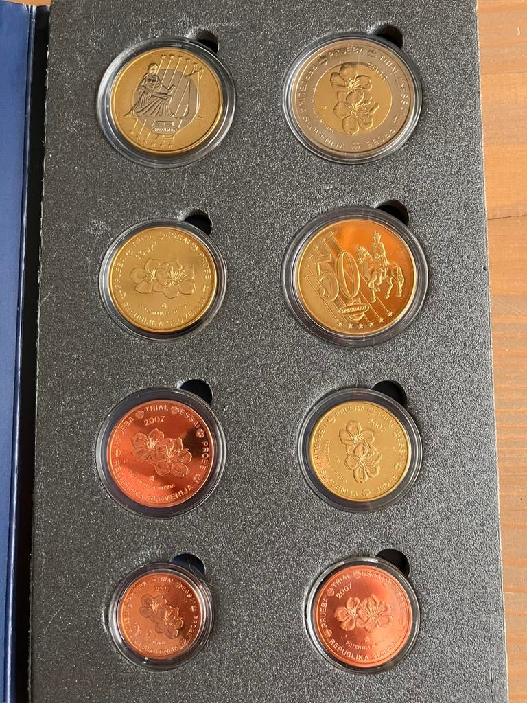 Verzameling Sloveense euromuntproefstukken, Ophalen of Verzenden, 2 euro