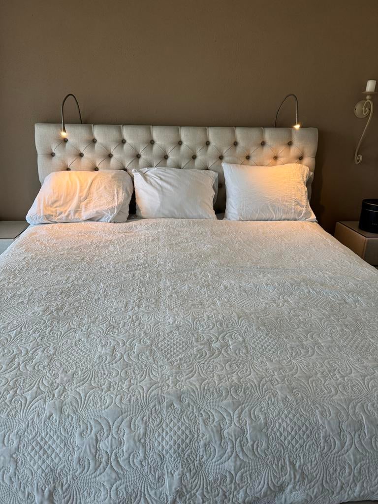Boxspring swiss sense elektrisch, Huis en Inrichting, Ophalen of Verzenden, Zo goed als nieuw, Tweepersoons, 180 cm