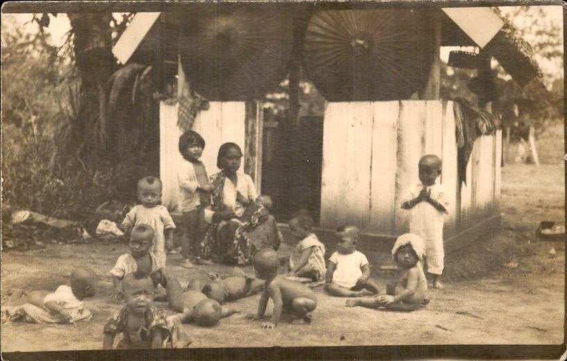 Nederlands Indië - Fotokaart - Dorpskiekje - 1920, Verzenden, Voor 1920, Gelopen, Noord-Holland