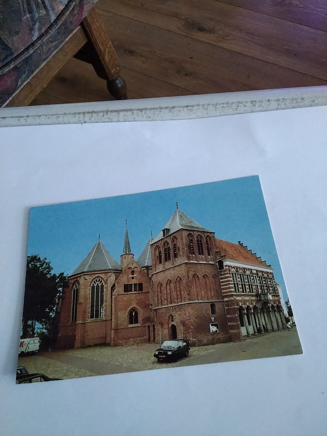 Oude Ansichtkaart Vollenhove, Ned Herv. Kerk, Verzamelen, Ophalen of Verzenden, 1980 tot heden, Ongelopen, Overijssel
