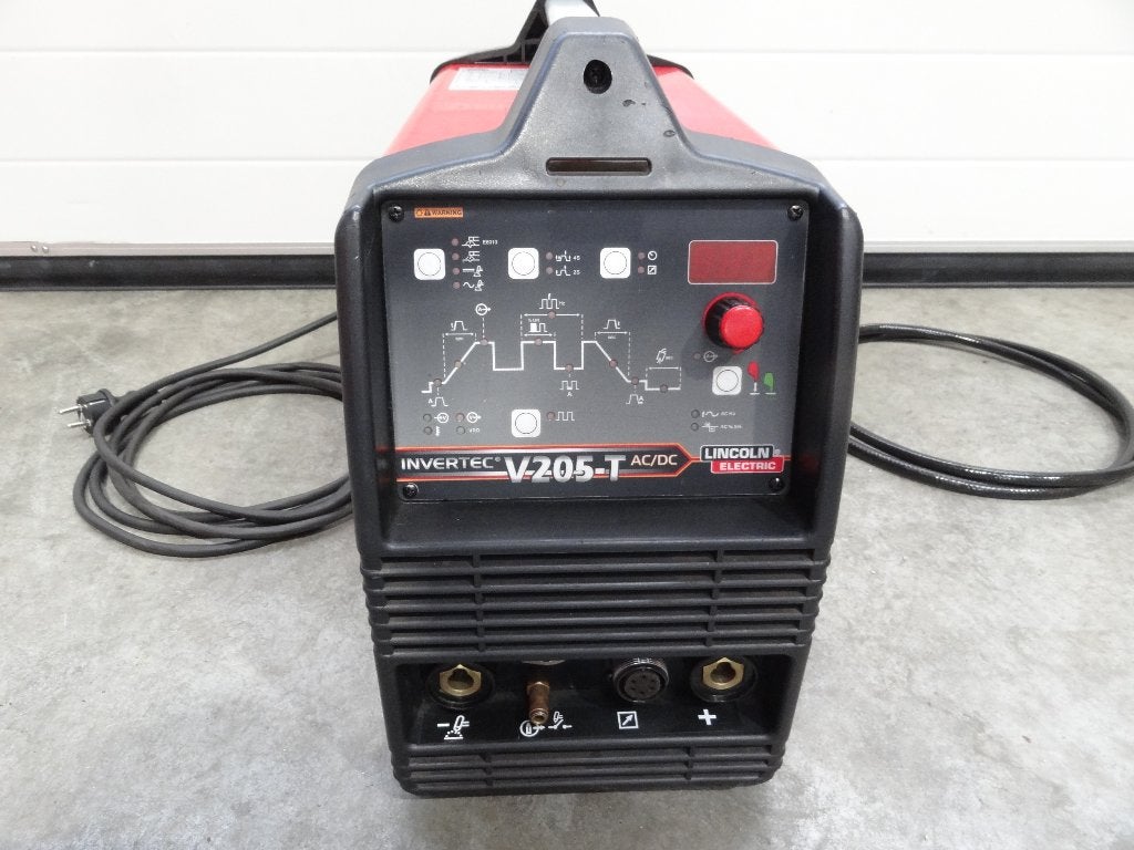 Tig lasapparaat Lincoln Invertec V 205-T AC/DC Puls 230 Volt, Doe-het-zelf en Verbouw, Ophalen of Verzenden, Zo goed als nieuw