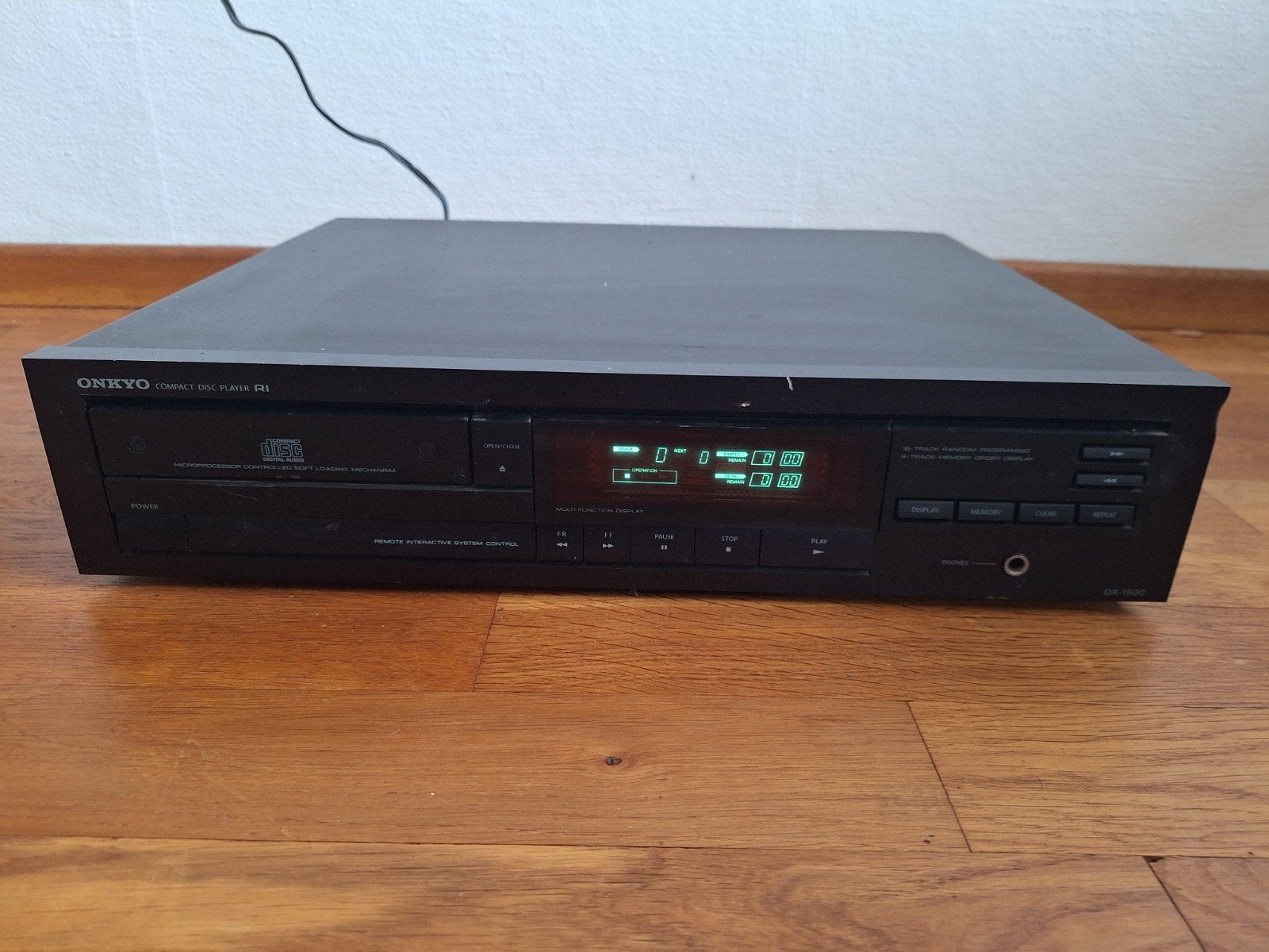 Vintage Onkyo DX-1500 CD-Speler – Made in Japan (R1 Series), Ophalen of Verzenden, Gebruikt, Overige merken