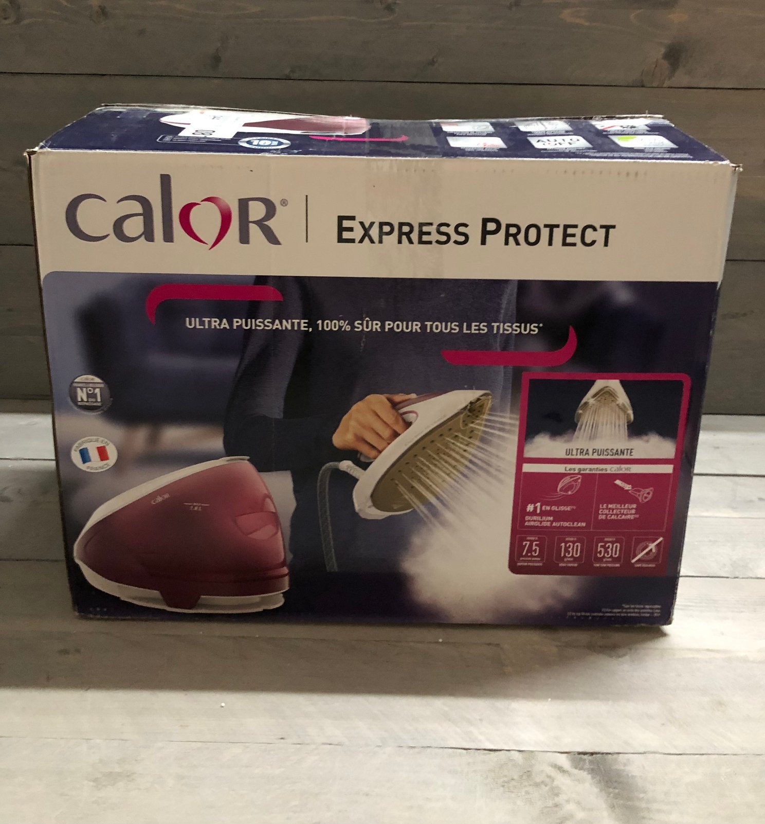 CALOR Express Protect SV9201C0 Stoomgenerator Bordeaux, Witgoed en Apparatuur, Stoomapparaten, Nieuw, Ophalen of Verzenden, Nvt