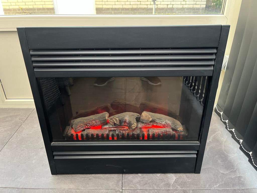 Elektrische Inbouw Sfeerhaard 60x60 cm, Ophalen of Verzenden, Gebruikt, Inbouwhaard, Elektrische haard