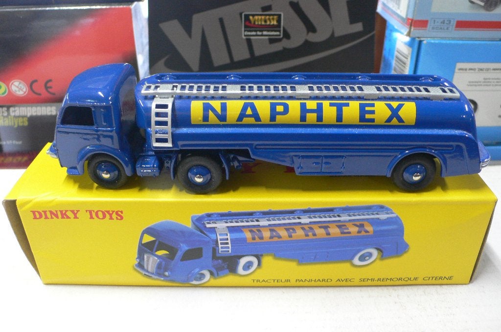 panhard NAPHTEX tankoplegger-dinky toys france/atlas  1/43, Hobby en Vrije tijd, Verzenden, Nieuw, Bus of Vrachtwagen, Dinky Toys
