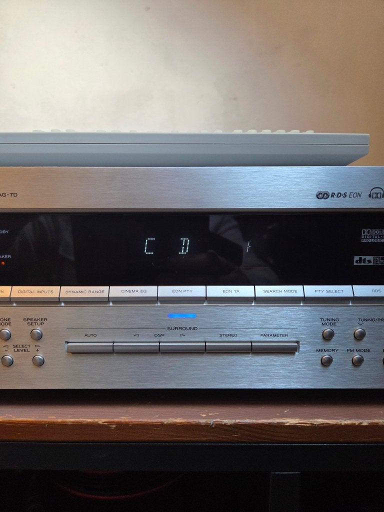 TEAC AG-7D Receiver 6.1-kanaals, Overige systemen, Zo goed als nieuw, 120 watt of meer, Ophalen