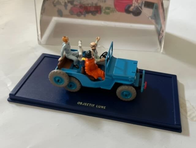 Willys jeep kuifje 1-43, Ophalen of Verzenden, Zo goed als nieuw, Auto, Overige merken