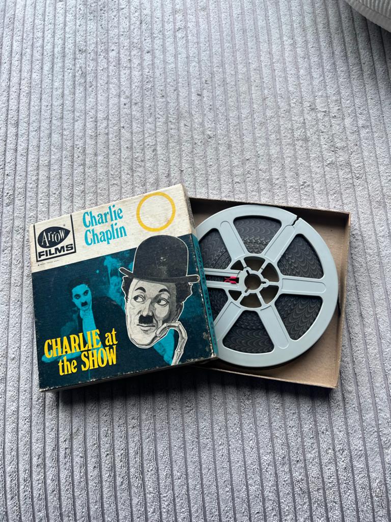 Vintage 8mm film: Charlie Chaplin - Charlie at the Show, Ophalen of Verzenden, 8mm film
