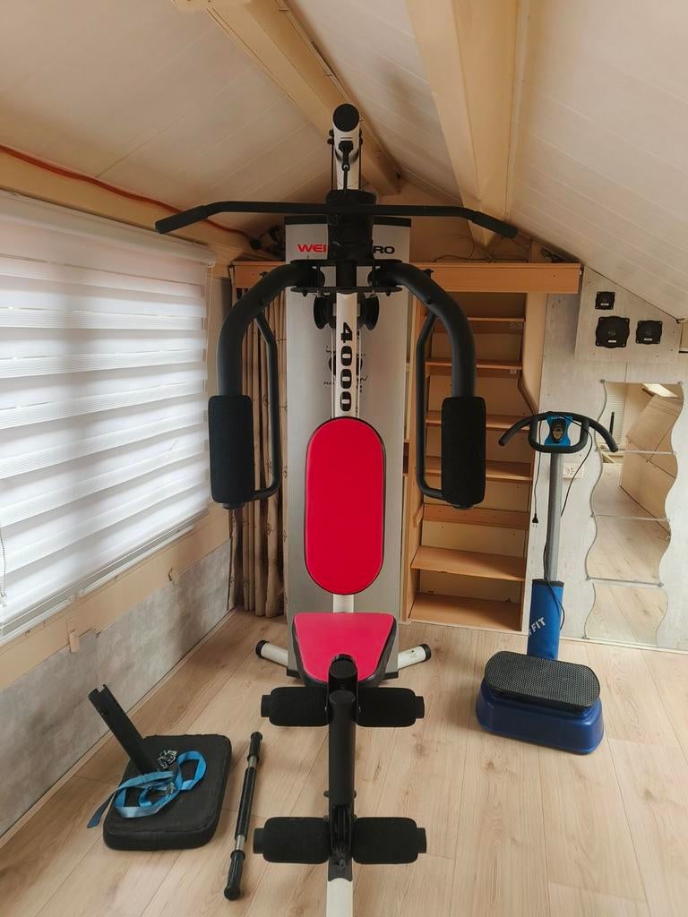 Weider Pro 4000 Krachtstation. Home gym., Ophalen, Gebruikt, Rug, Krachtstation