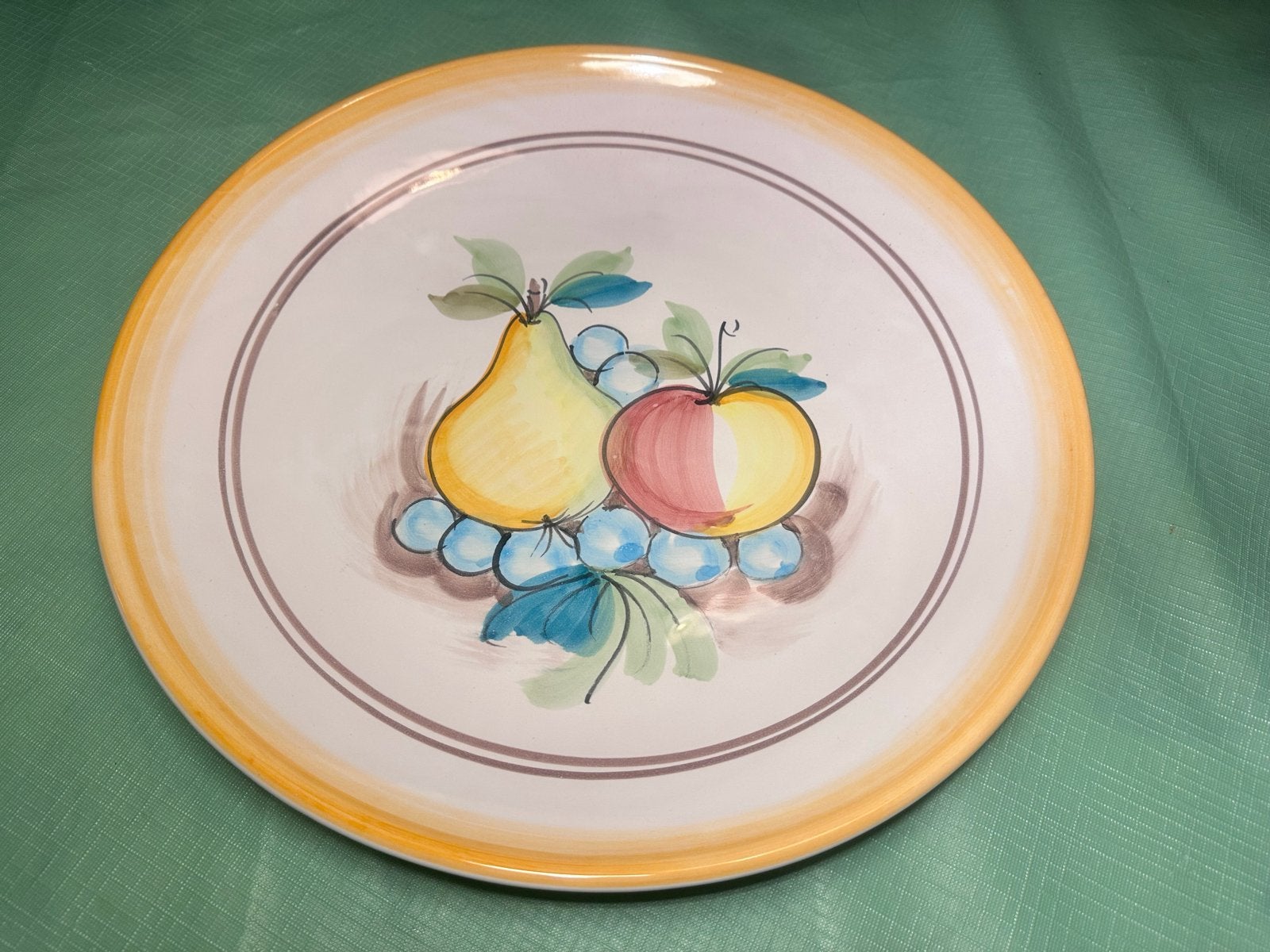 Handgeschilderd Siciliaans bord "Frutta Dolce", Ophalen
