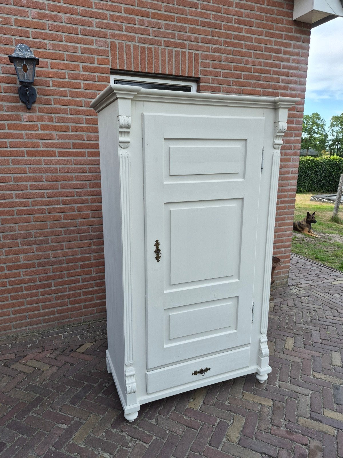 Prachtige Antieke Brocante Vintage Kast in de Krijtverf, Ophalen