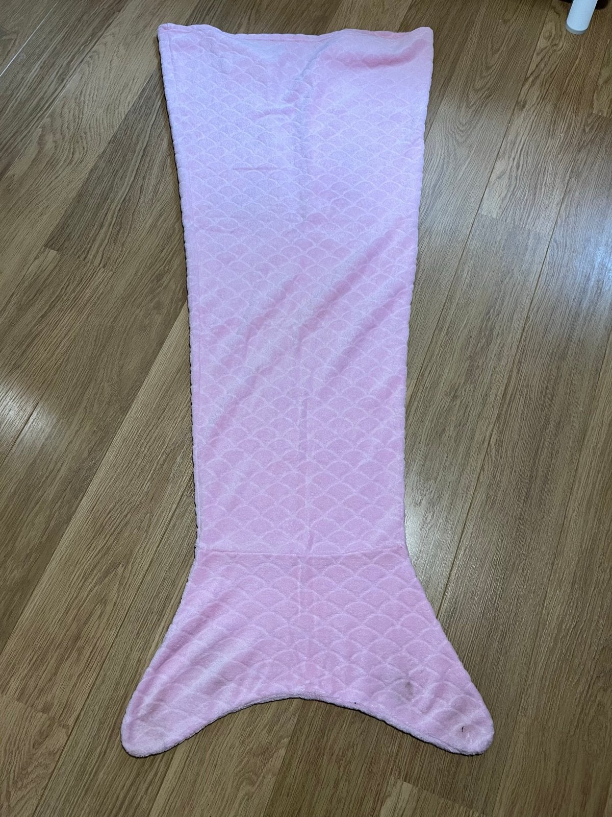 Roze Zeemeermin Staart Deken - Heerlijk Warm en Zacht, Met print, Ophalen of Verzenden, Zo goed als nieuw, Overige typen