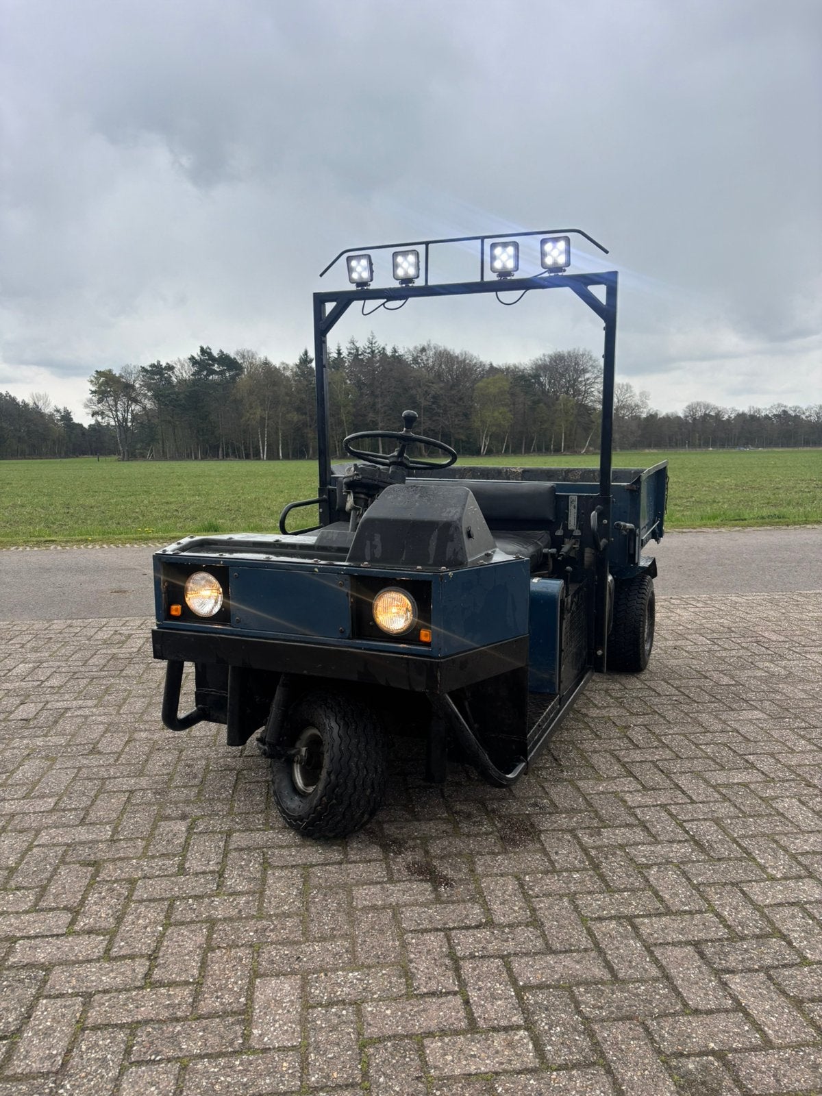 Cushman 3 wieler Benzine, Ophalen