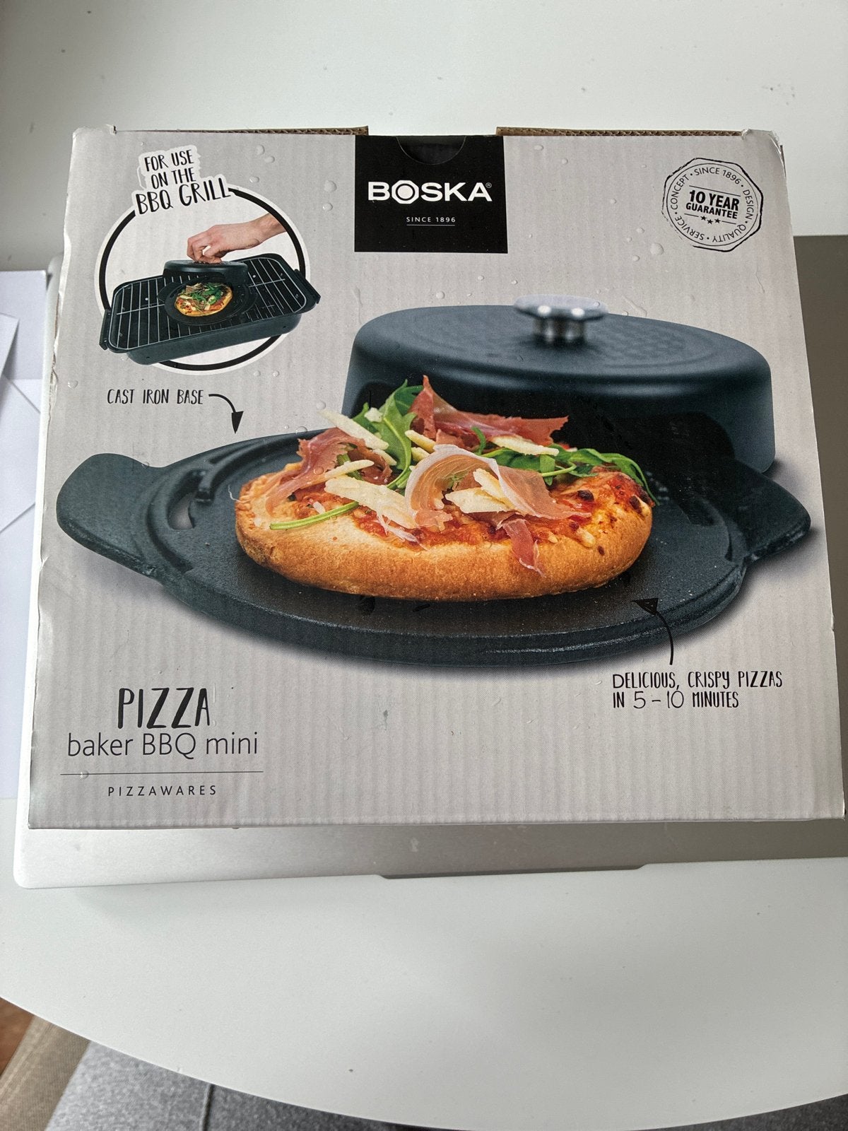 Boska Pizza Baker BBQ Mini - Gietijzeren Pizzaplaat, Tuin en Terras, Ophalen of Verzenden, Nieuw