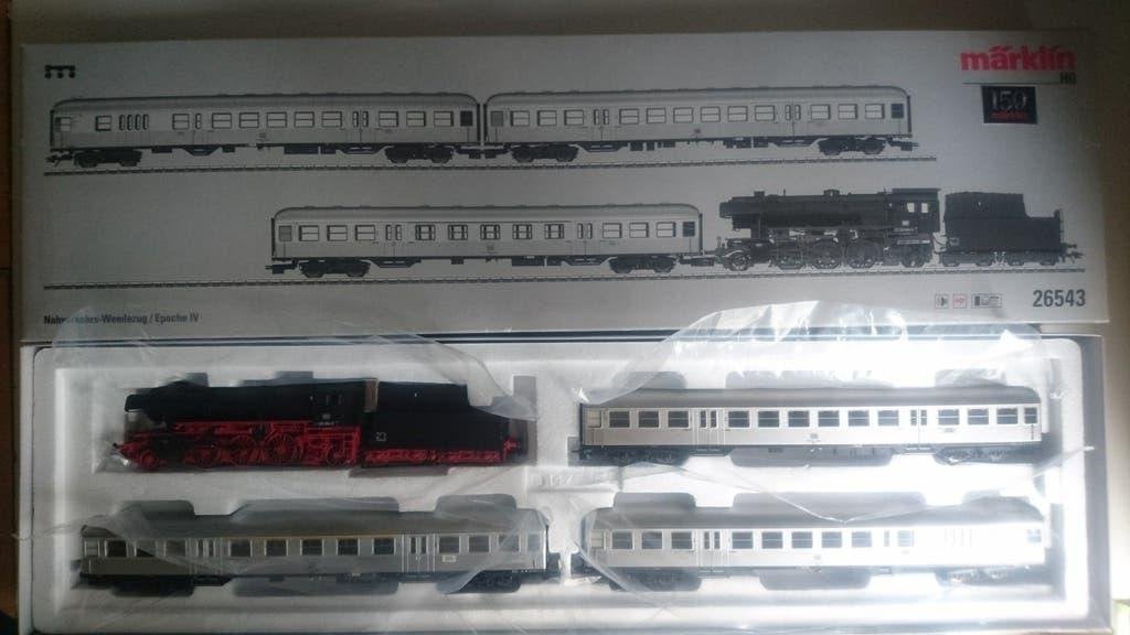 Marklin - Treinset Wendezug, DB met BR23 - Mfx+Geluid+Sinus, Ophalen, Wisselstroom, Treinset, Zo goed als nieuw