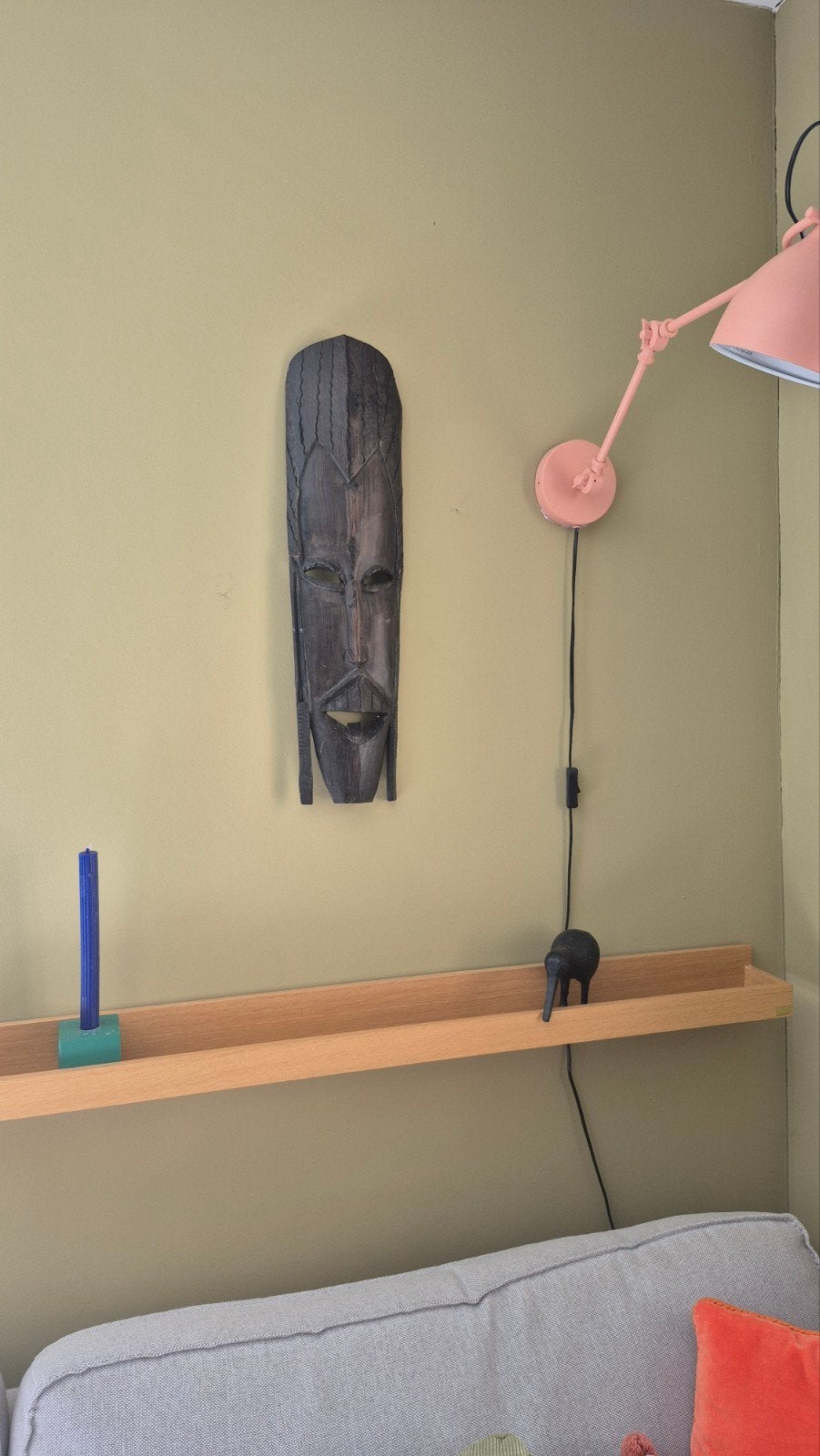 Afrikaans houtsnijwerk kunstwerk, Antiek en Kunst, Kunst | Niet-Westerse kunst, Ophalen