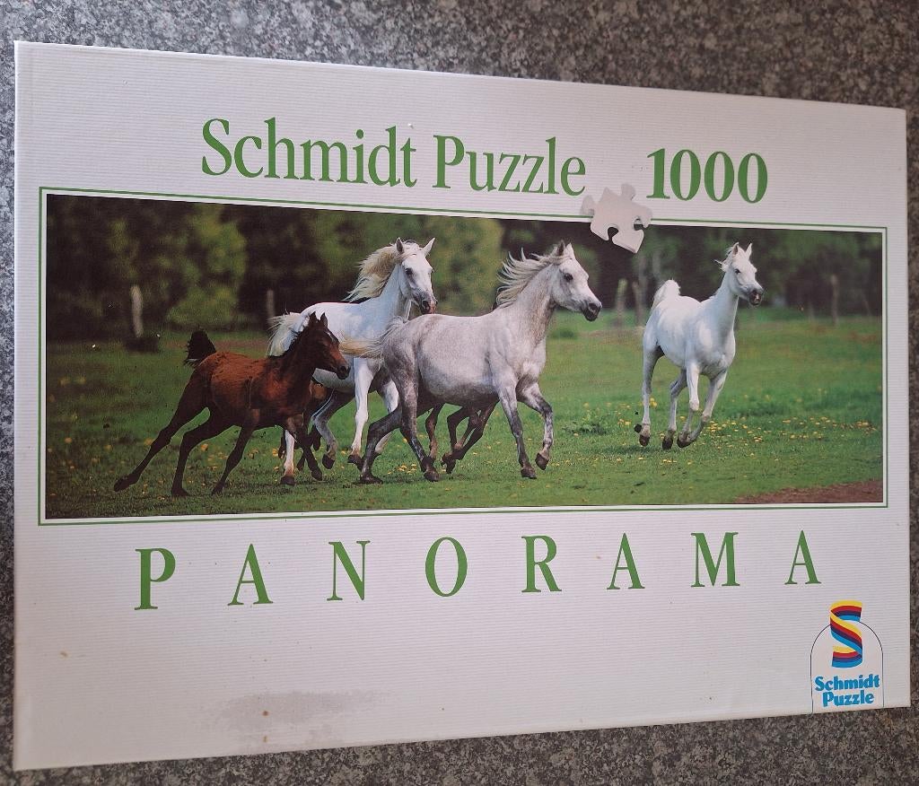Schmidt puzzel paarden 1000 stukjes legpuzzel, Ophalen of Verzenden, 500 t/m 1500 stukjes, Nieuw, Legpuzzel